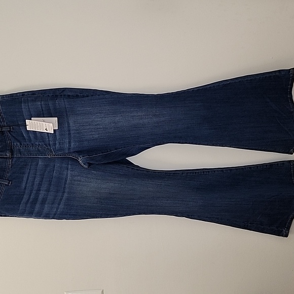 NWT Judy Blue High-Waist Pull On Super Flare Jeans Meduim Blue Sz 16W - Picture 4 of 16